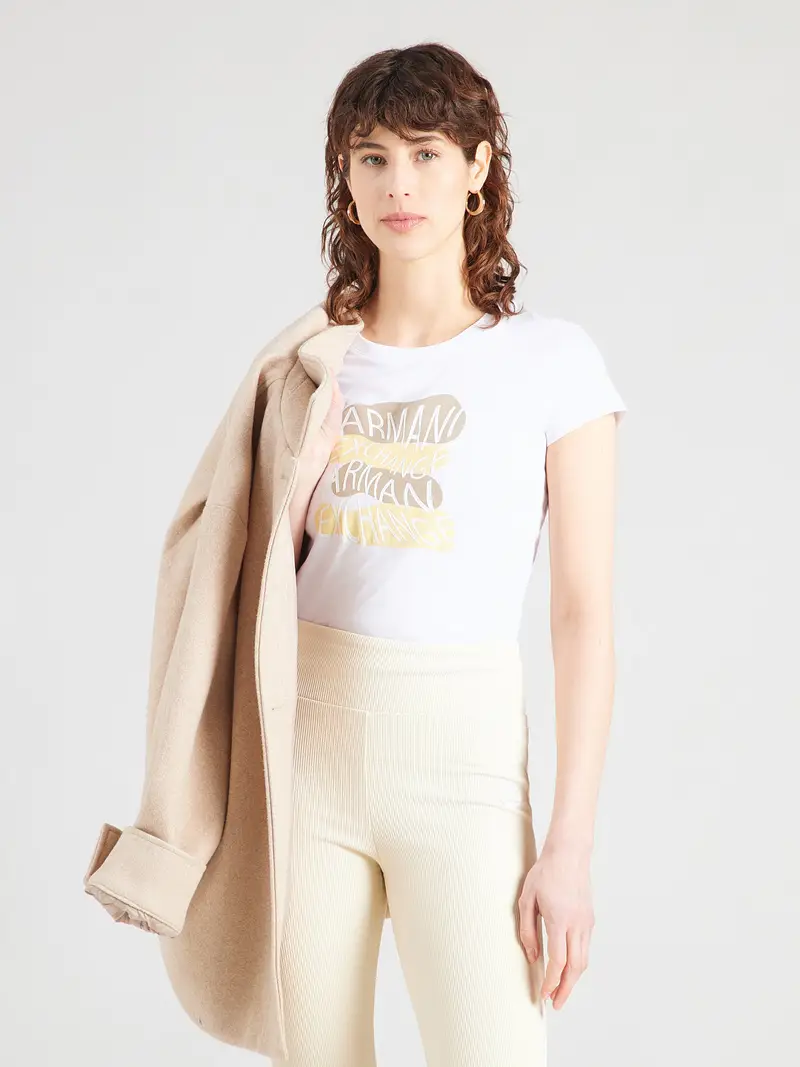 Maglietta camello / écru / bianco miniatura 2