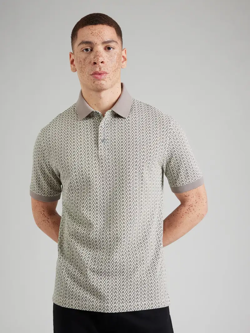 Maglietta crema / beige scuro / nero miniatura 3