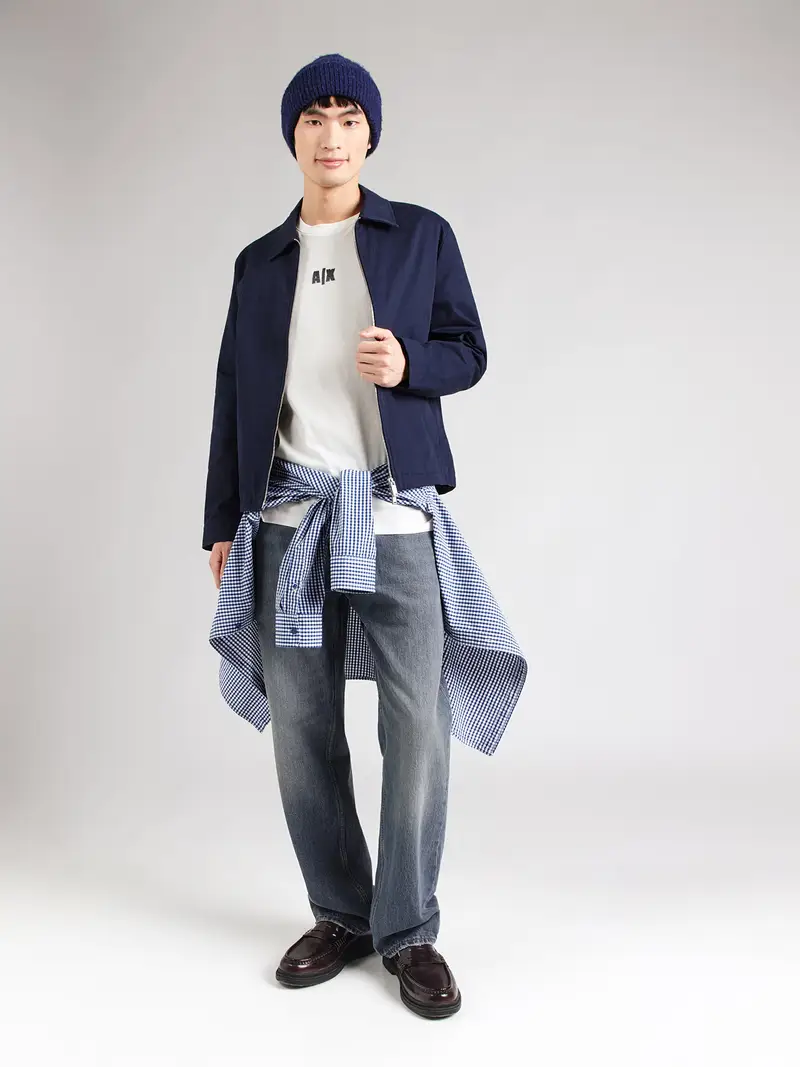 Maglietta crema / nero miniatura 3