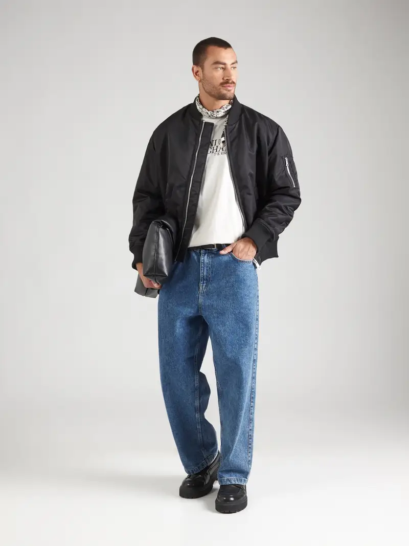 ARMANI EXCHANGE Maglietta grigio / nero / bianco miniatura 3