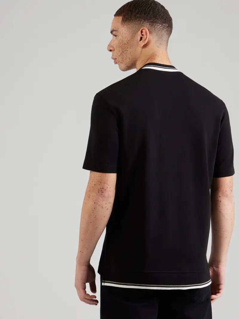 Maglietta marrone / nero / bianco miniatura 3