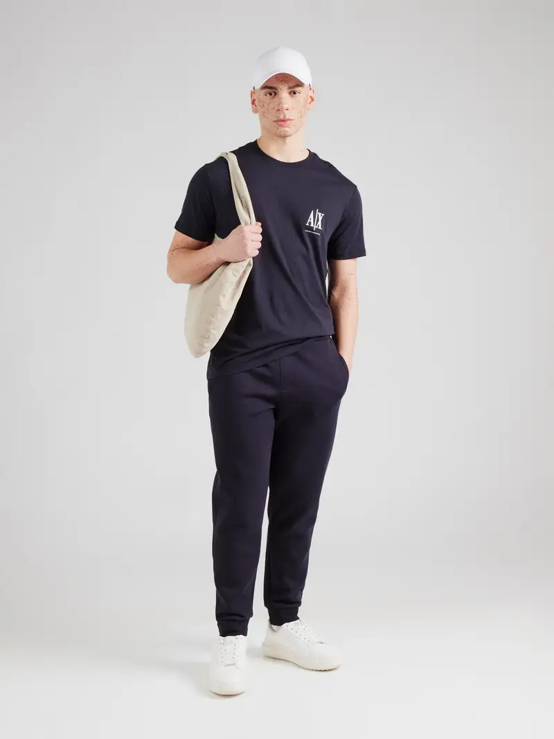 Maglietta navy / bianco miniatura 3