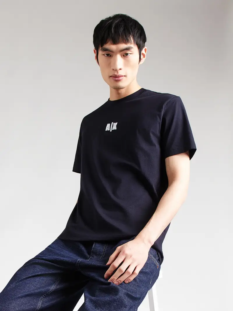 Maglietta navy / bianco miniatura 2