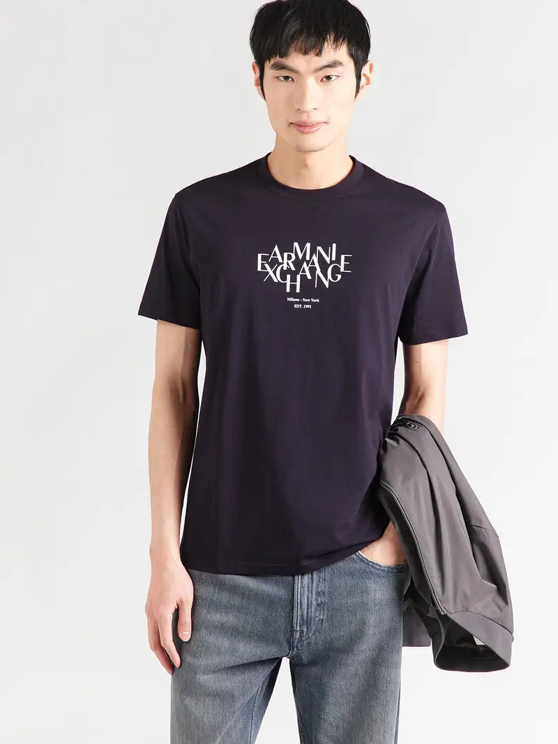 Maglietta navy / bianco miniatura 2