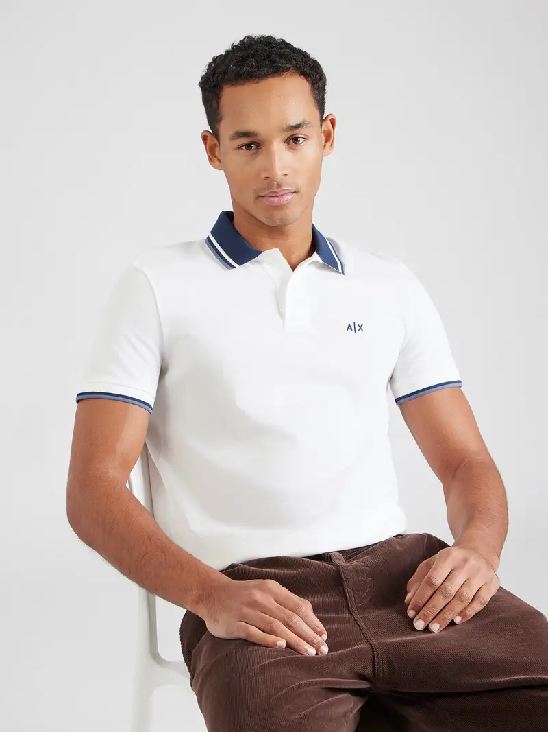 Maglietta navy / bianco miniatura 2