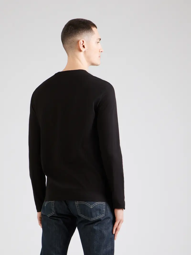 ARMANI EXCHANGE Maglietta nero / bianco miniatura 2