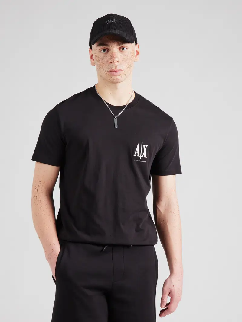 Maglietta nero / bianco miniatura 2