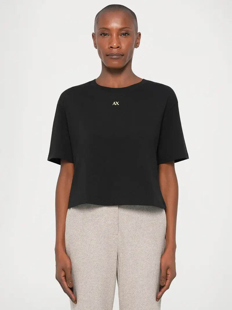 Maglietta nero / bianco miniatura 2