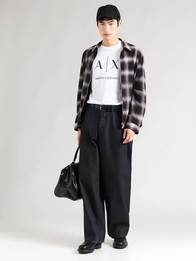 Maglietta nero / bianco miniatura 3