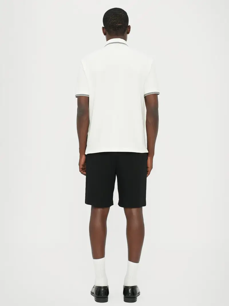 Maglietta nero / offwhite miniatura 3