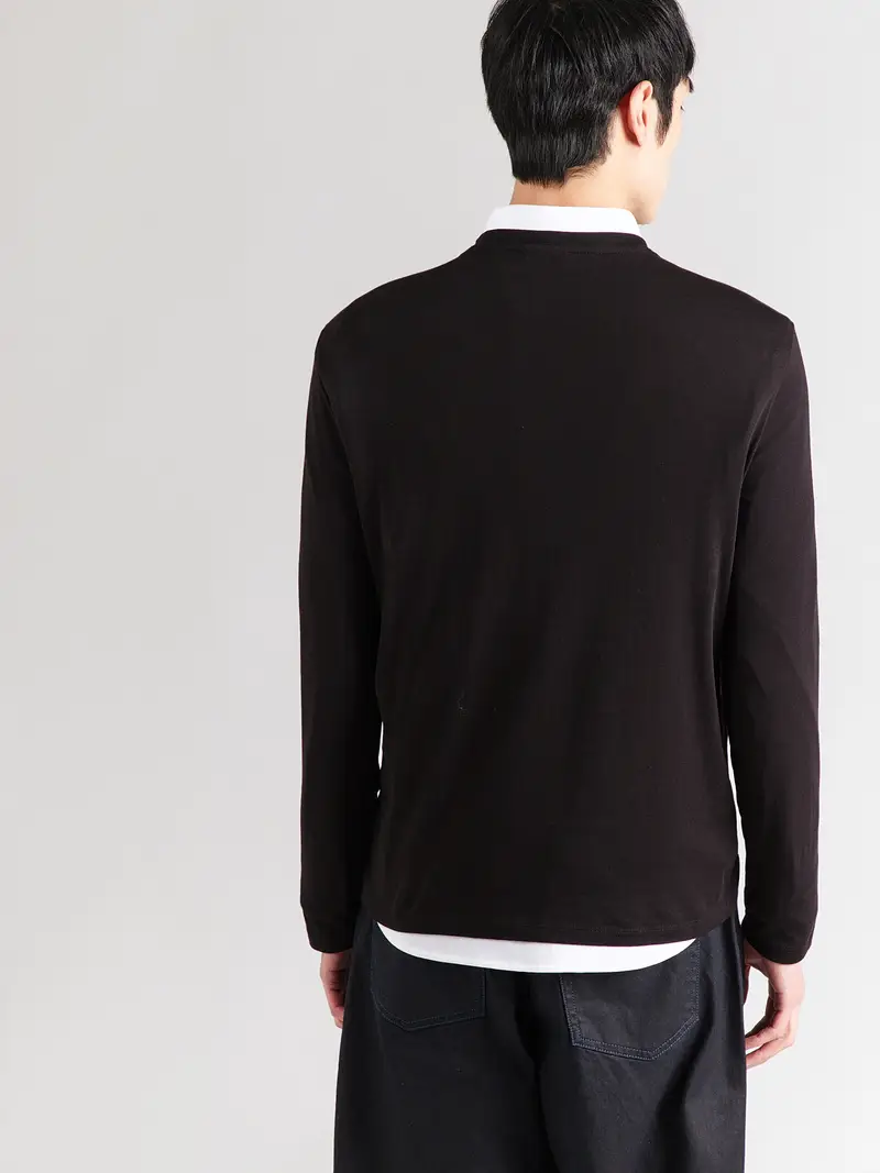 Maglietta nero / offwhite miniatura 2