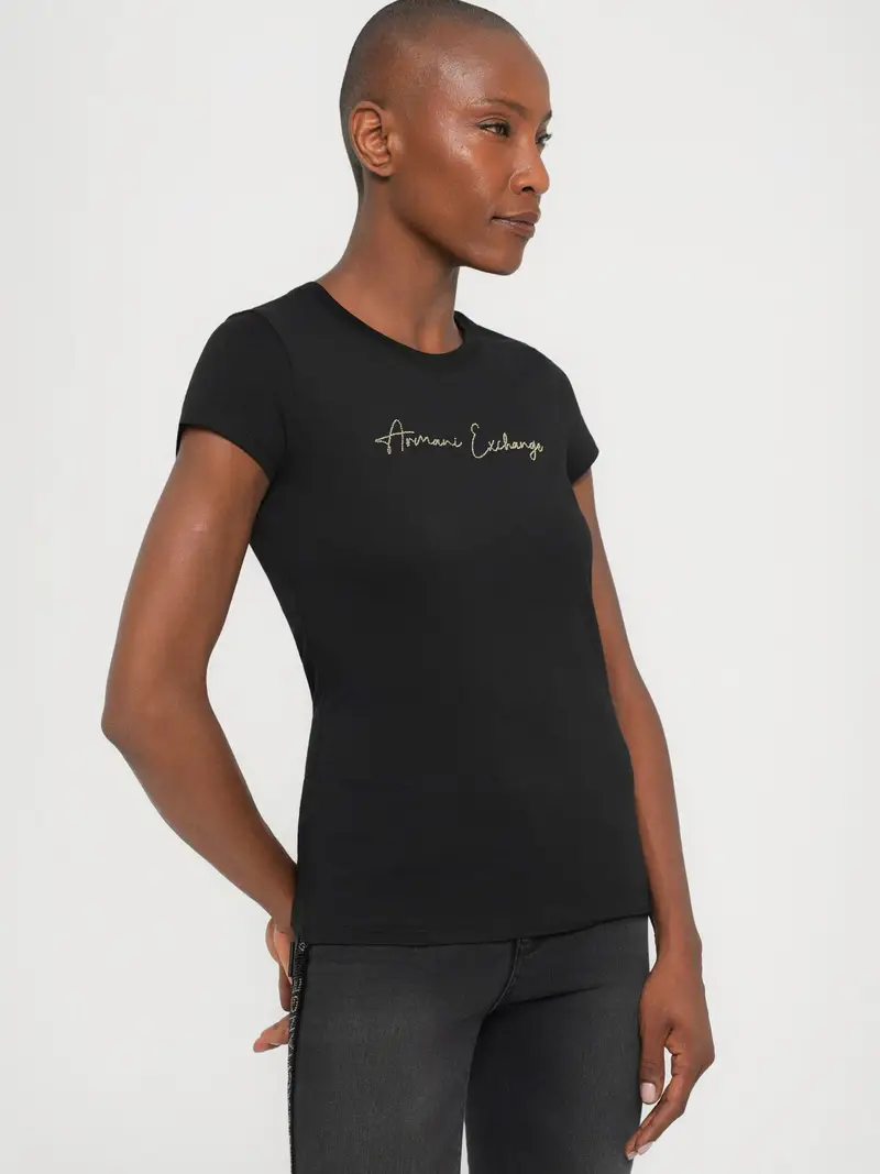 Maglietta oro / nero miniatura 3