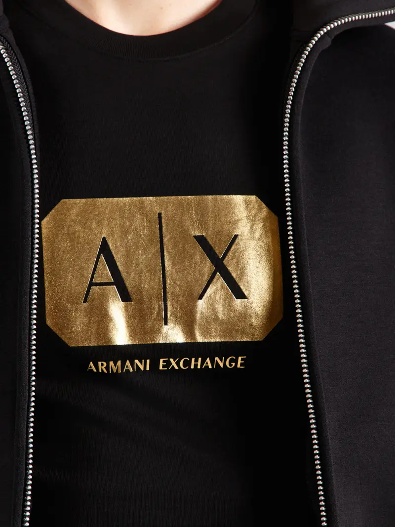 Maglietta oro / nero miniatura 3