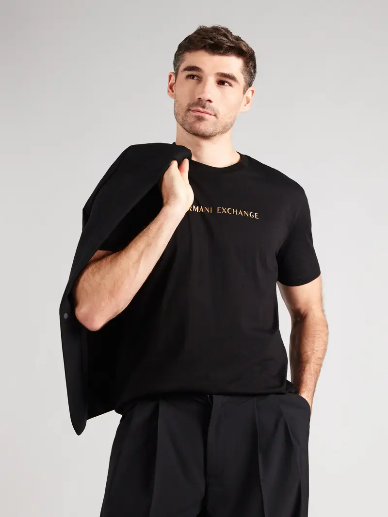 Maglietta oro / nero miniatura 3