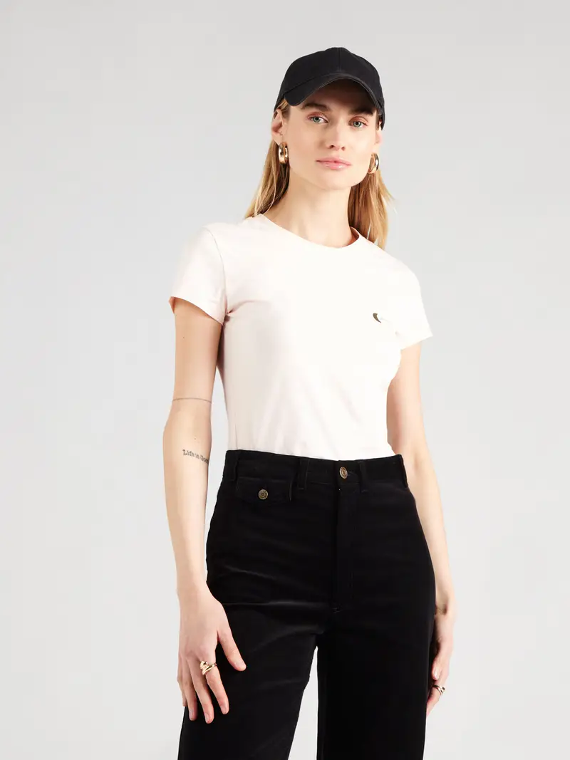 Maglietta oro / rosa pastello miniatura 2