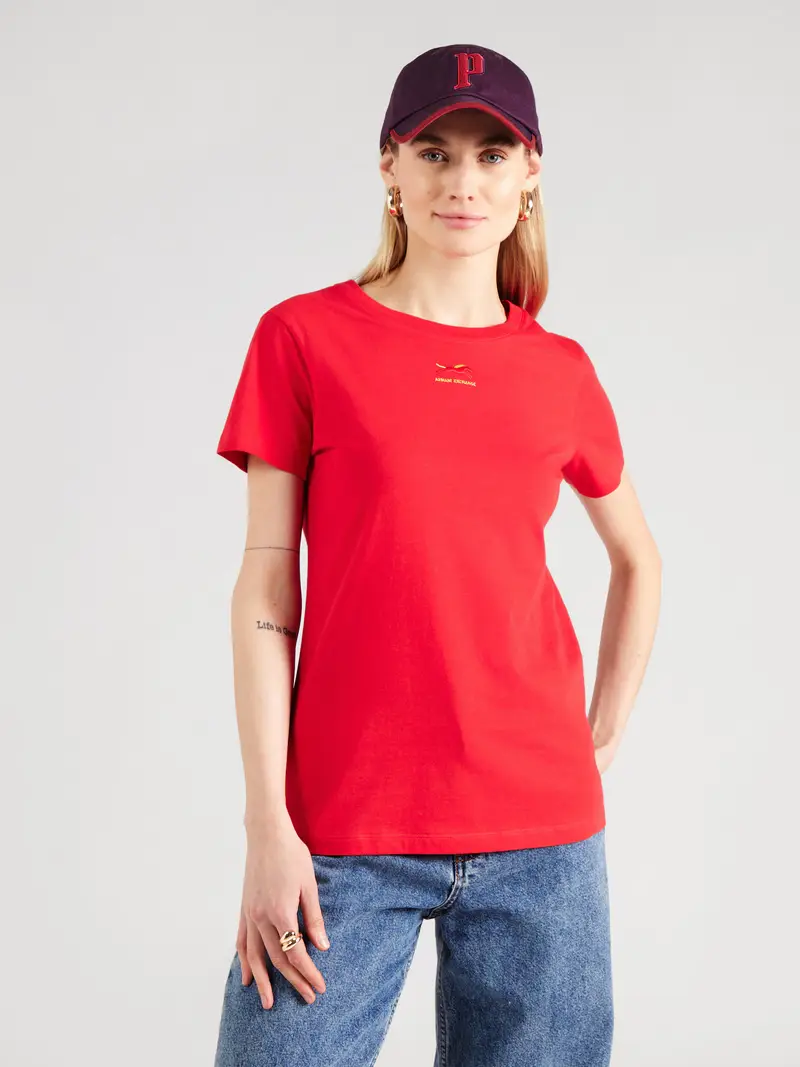 Maglietta oro / rosso miniatura 3