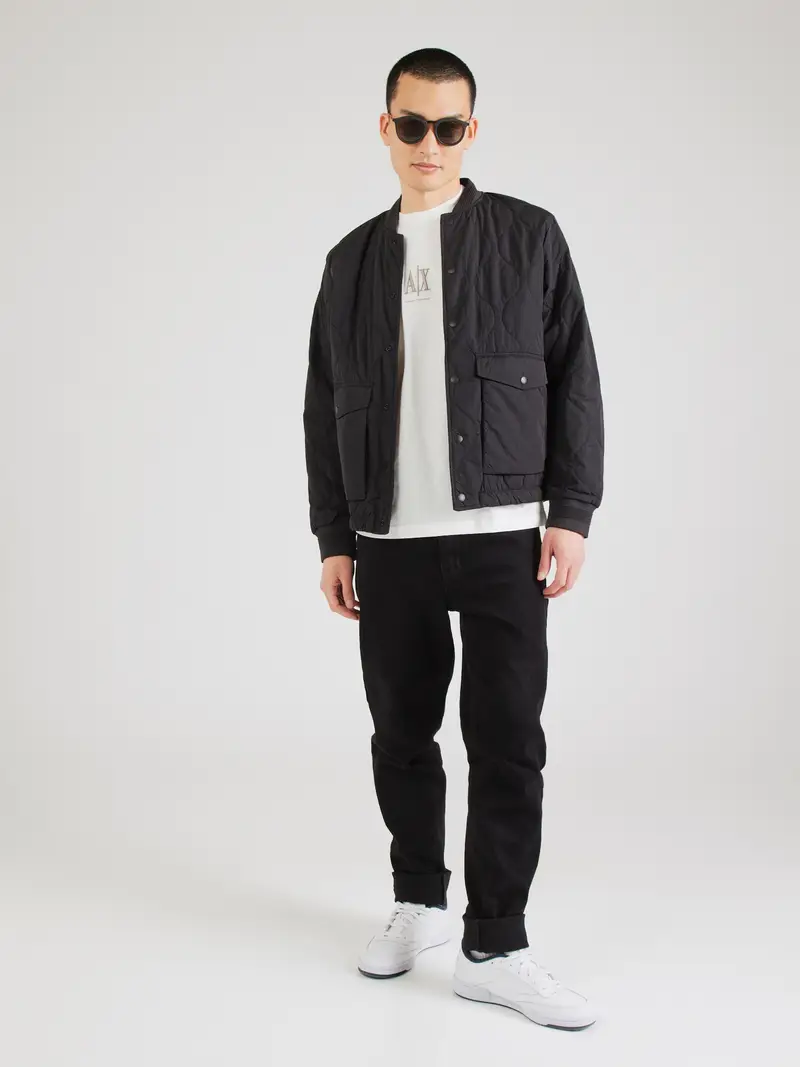 ARMANI EXCHANGE Maglietta talpa / offwhite miniatura 3