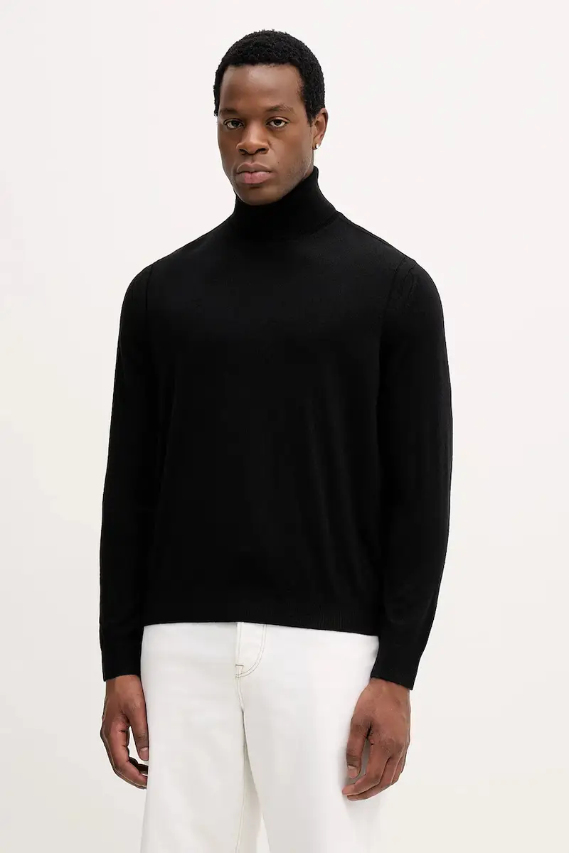 maglione con lana colore nero XM000900 AF11982