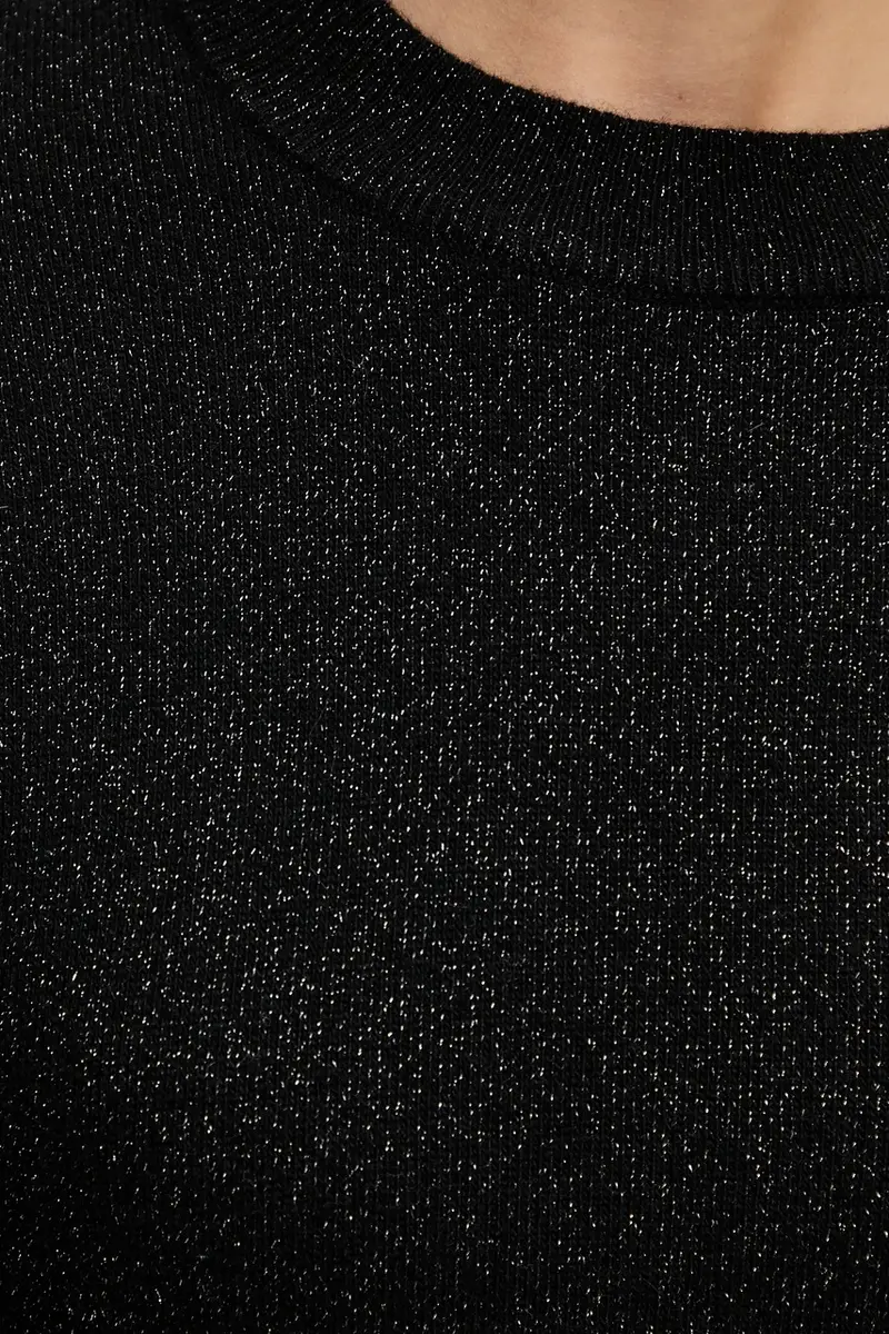 maglione con lana colore nero XW001164 AF16181 miniatura 5