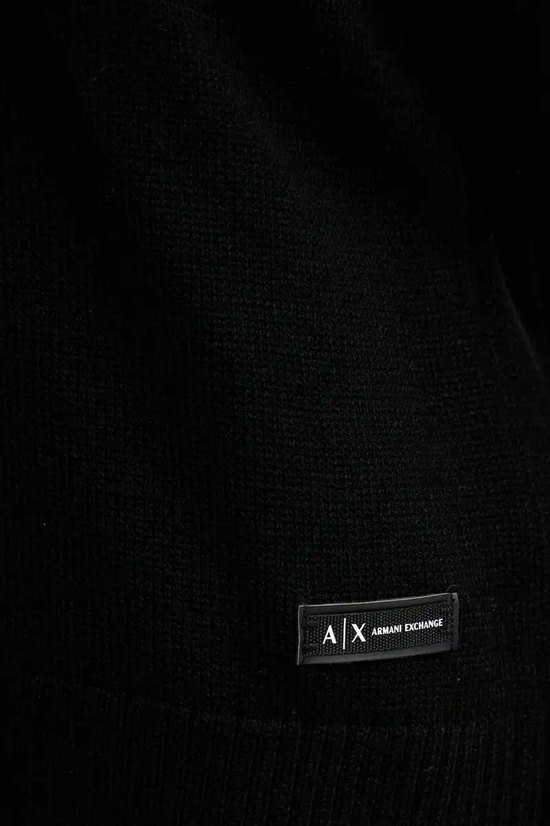 maglione con lana colore nero XW001335 AF13774 miniatura 5