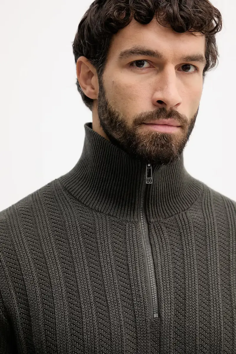 maglione con lana Verde miniatura 4