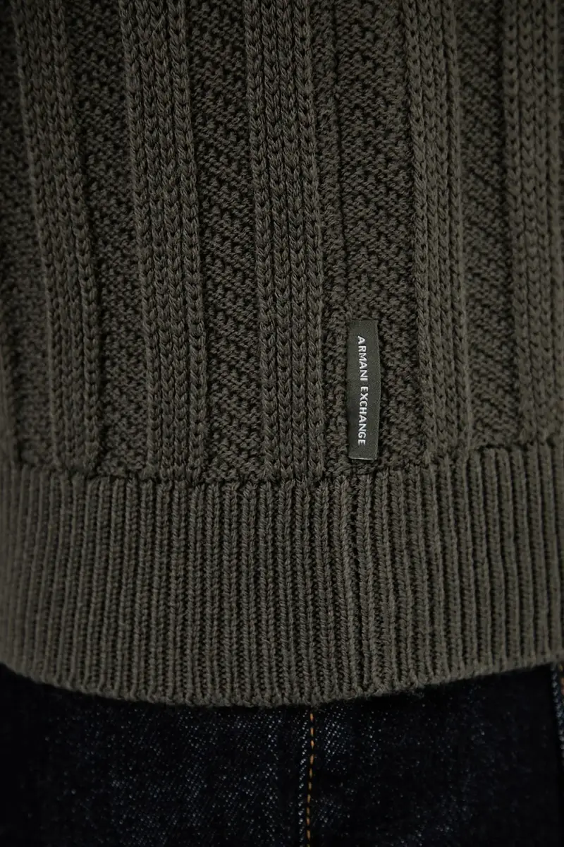 maglione con lana Verde miniatura 5