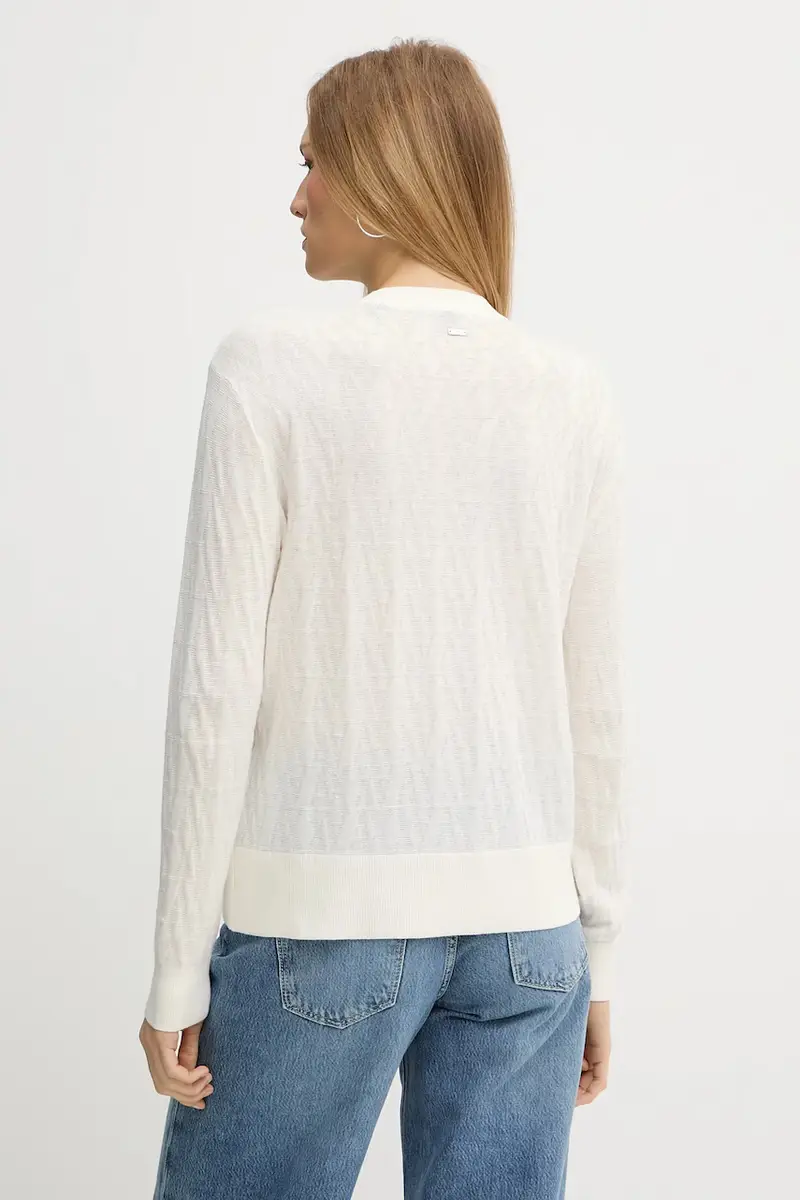 maglione donna colore beige XW001317 AF16619 miniatura 3