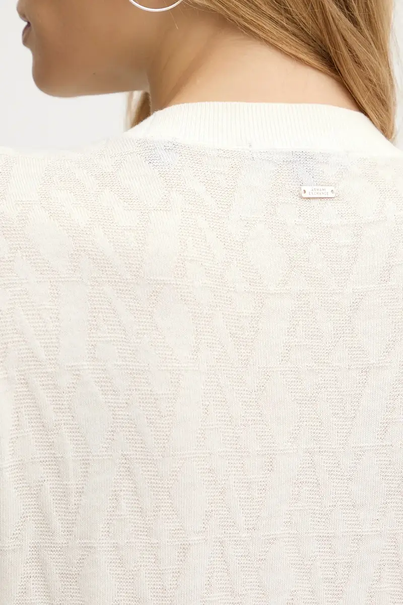 maglione donna colore beige XW001317 AF16619 miniatura 5