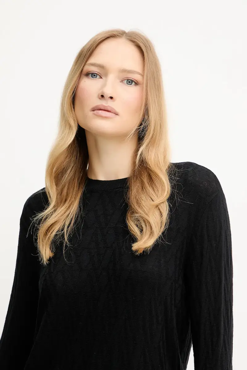 maglione donna colore nero XW001317 AF16619 miniatura 4