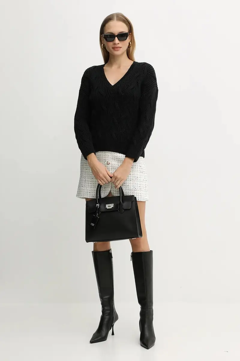 maglione donna colore nero XW001771 AF16638 miniatura 2