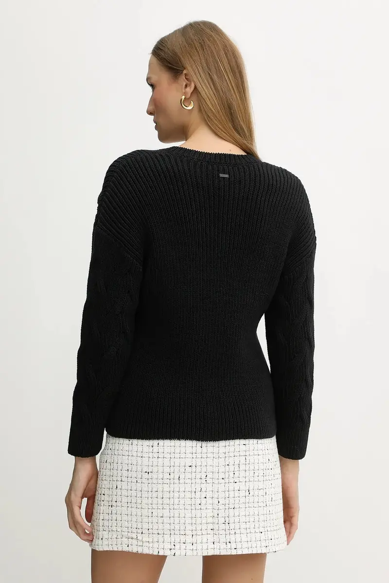 maglione donna colore nero XW001771 AF16638 miniatura 3