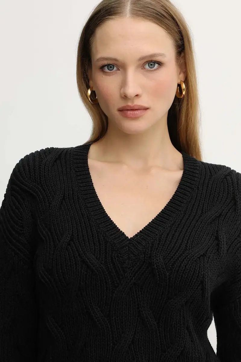 maglione donna colore nero XW001771 AF16638 miniatura 4