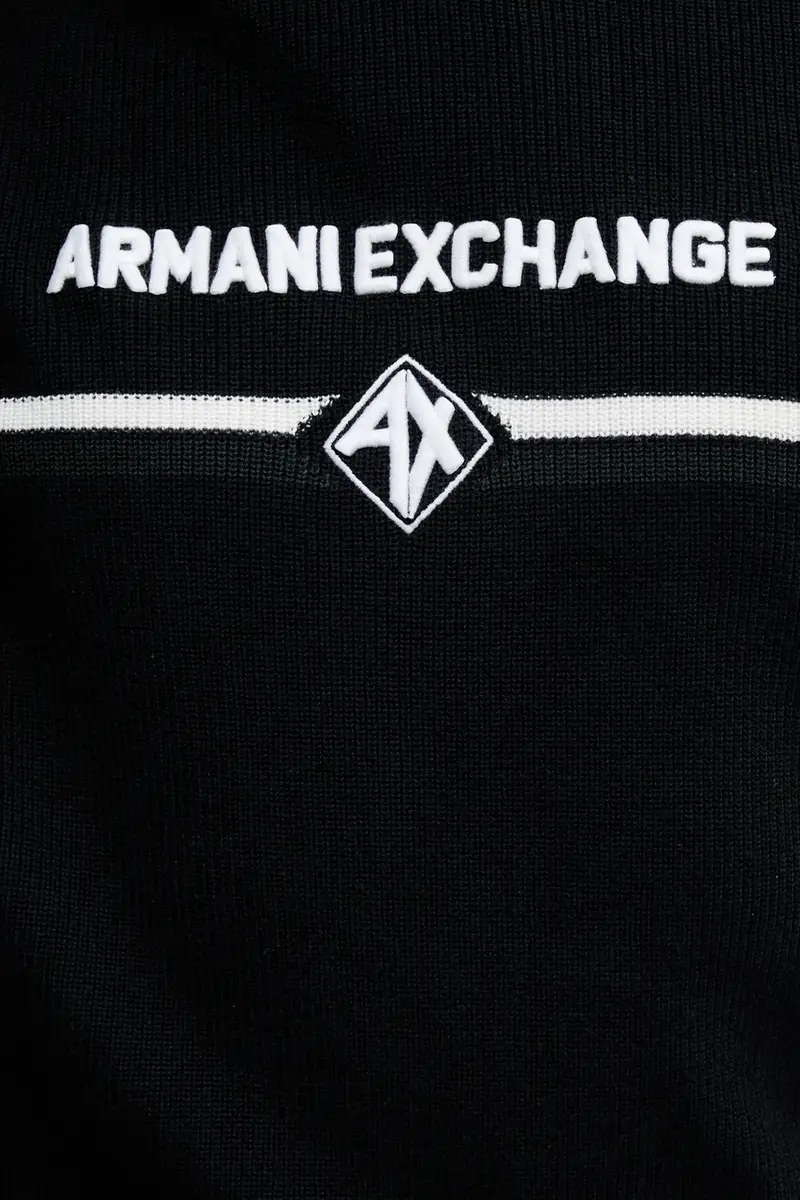 maglione in cotone uomo colore blu navy XM000180 AF11960 miniatura 5