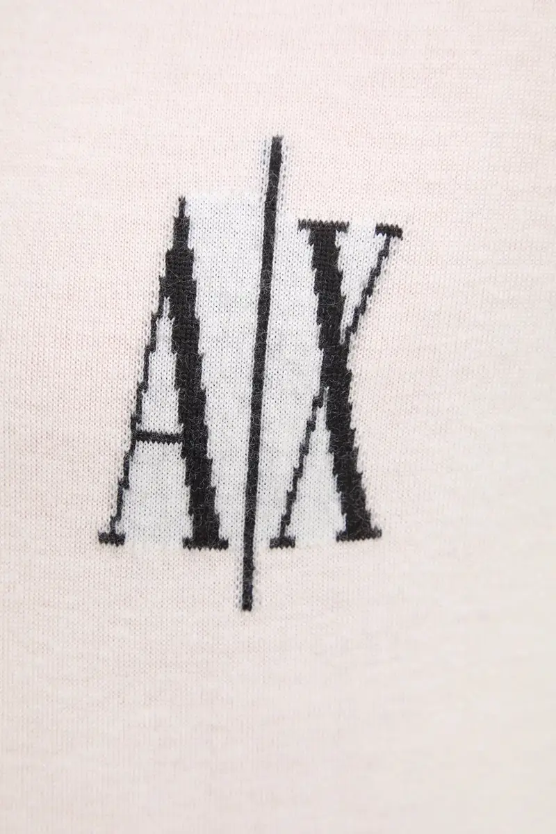 maglione in lana uomo colore beige miniatura 5