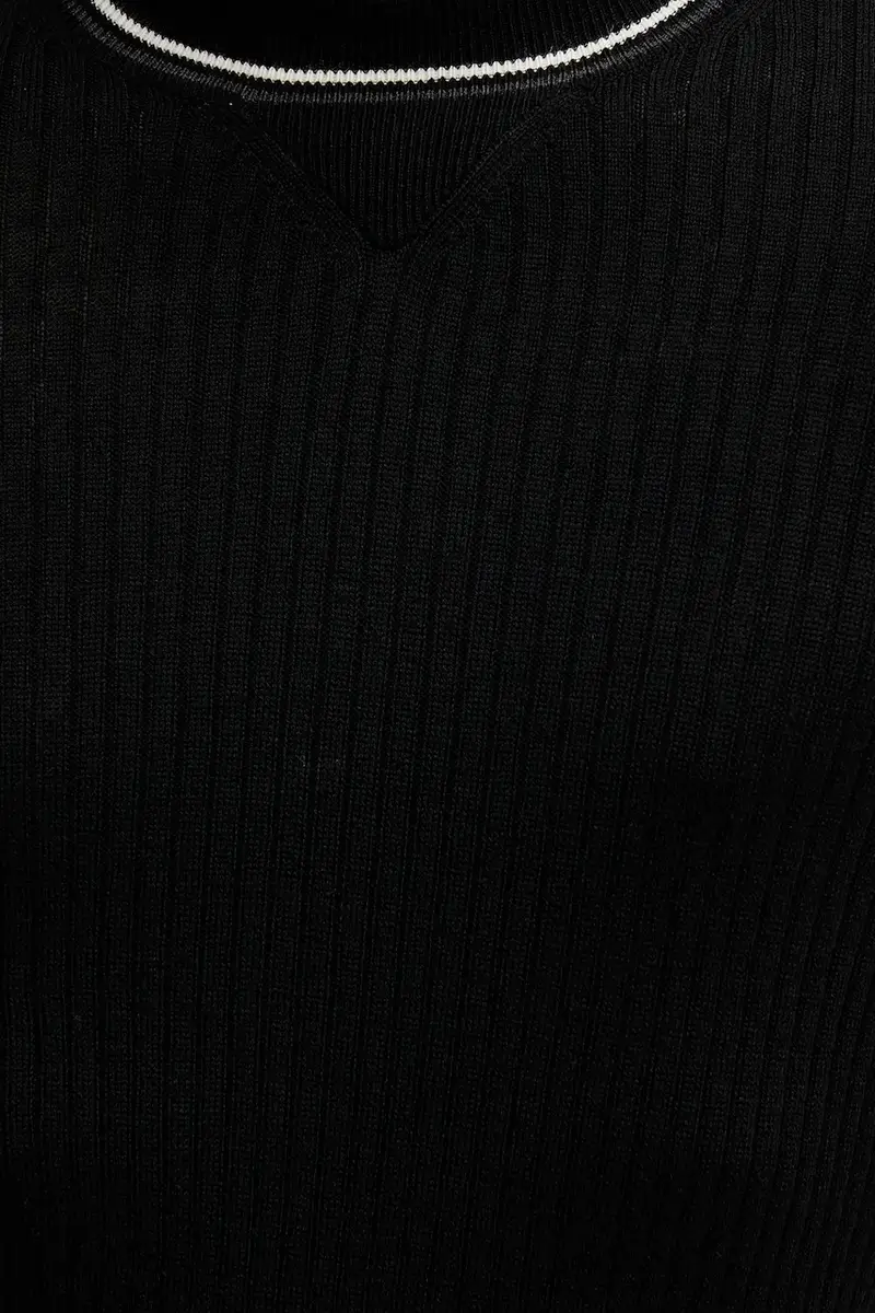 maglione in lana uomo colore nero XM000893 AF14007 miniatura 5