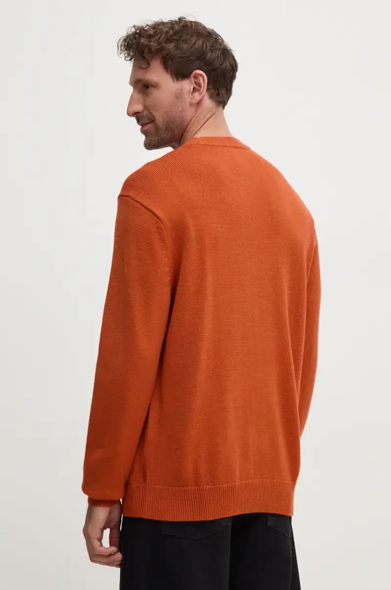 maglione in misto lana uomo colore arancione 6DZM1F ZM1LZ miniatura 3