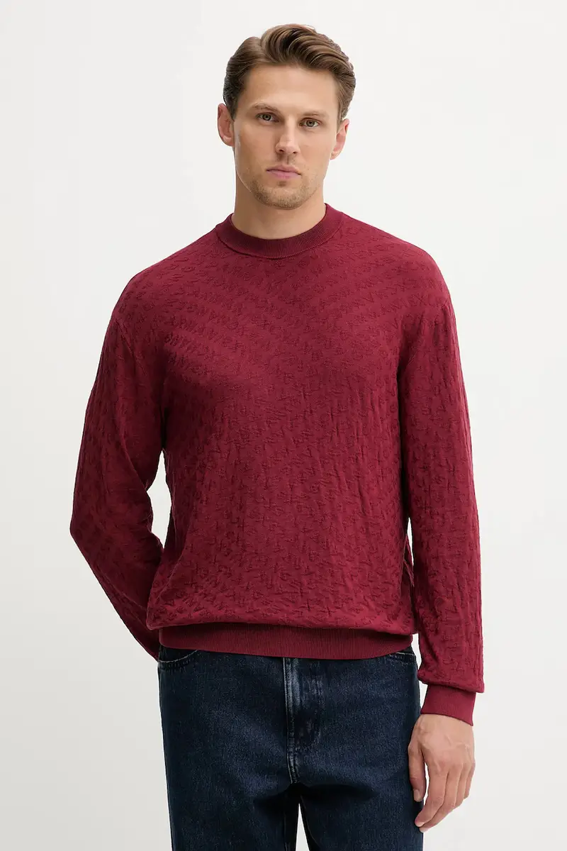 maglione uomo colore granata XM001316 AF10454