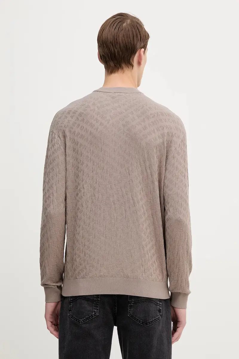 maglione uomo colore marrone XM001316 AF10454 miniatura 3