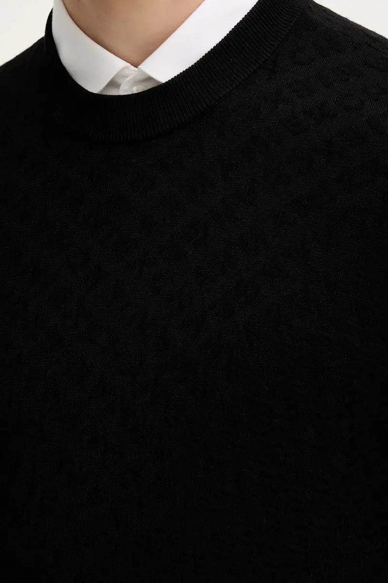 maglione uomo colore nero XM001316 AF10454 miniatura 5