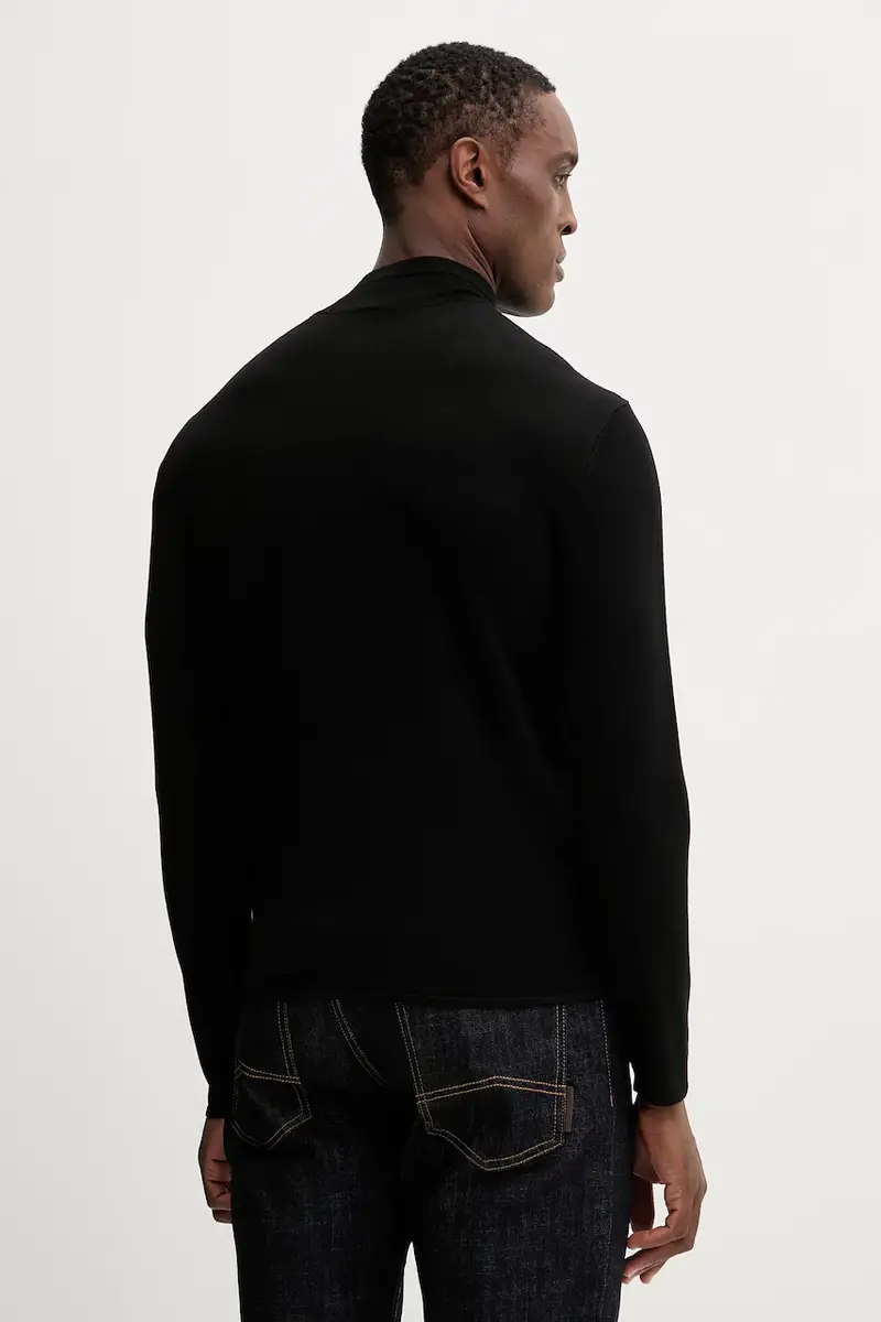 maglione uomo colore nero XM001335 AF10454 miniatura 3