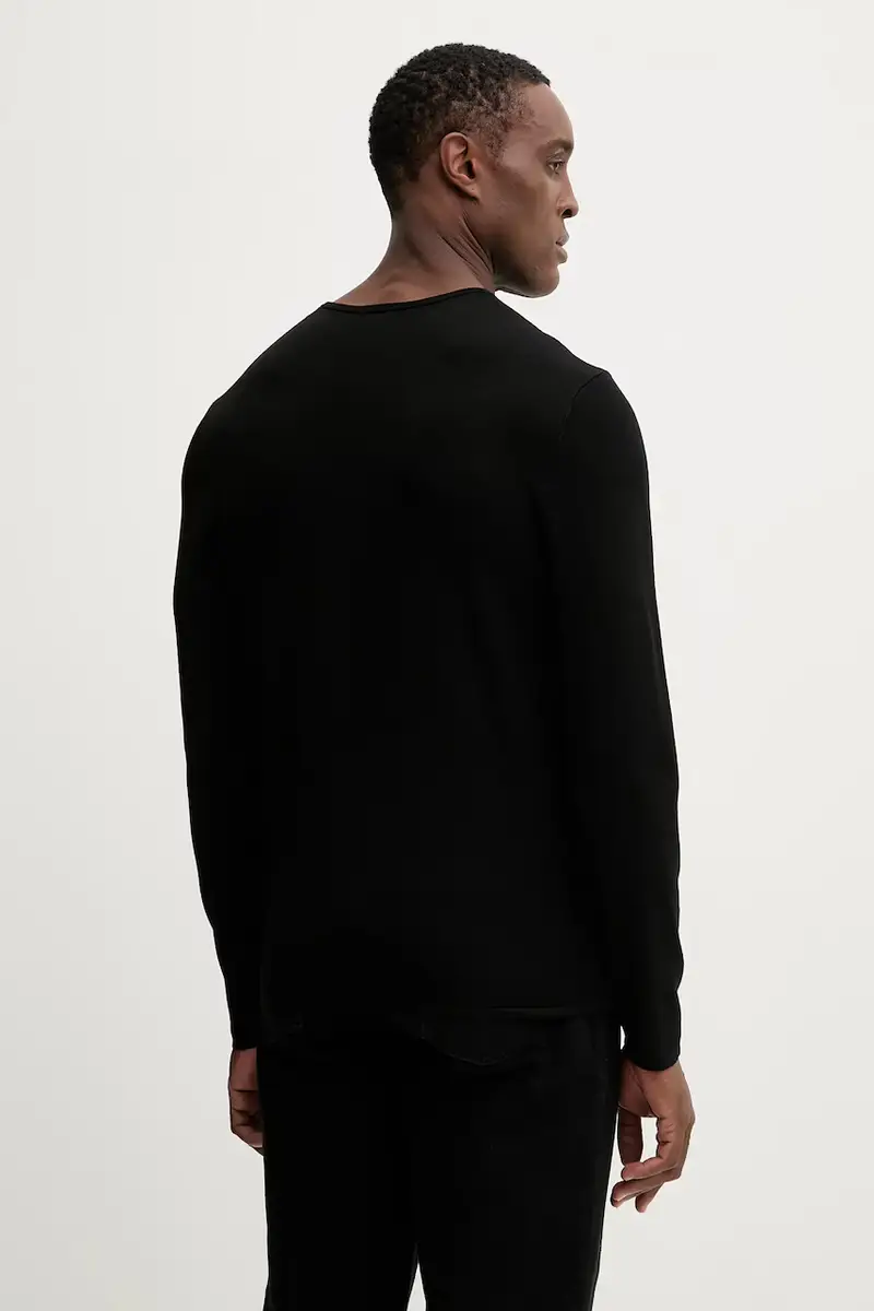 maglione uomo colore nero XM001923 AF18947 miniatura 3