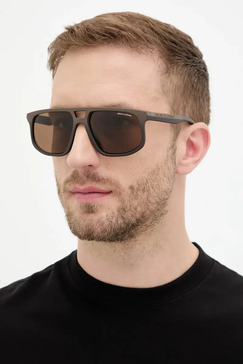 Armani Exchange Occhiali da sole Uomo Marrone 3772330