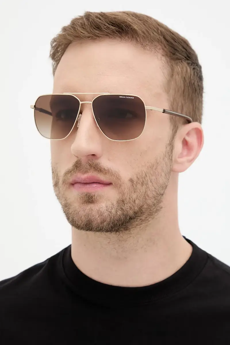 Armani Exchange Occhiali da sole Uomo Oro 3779077