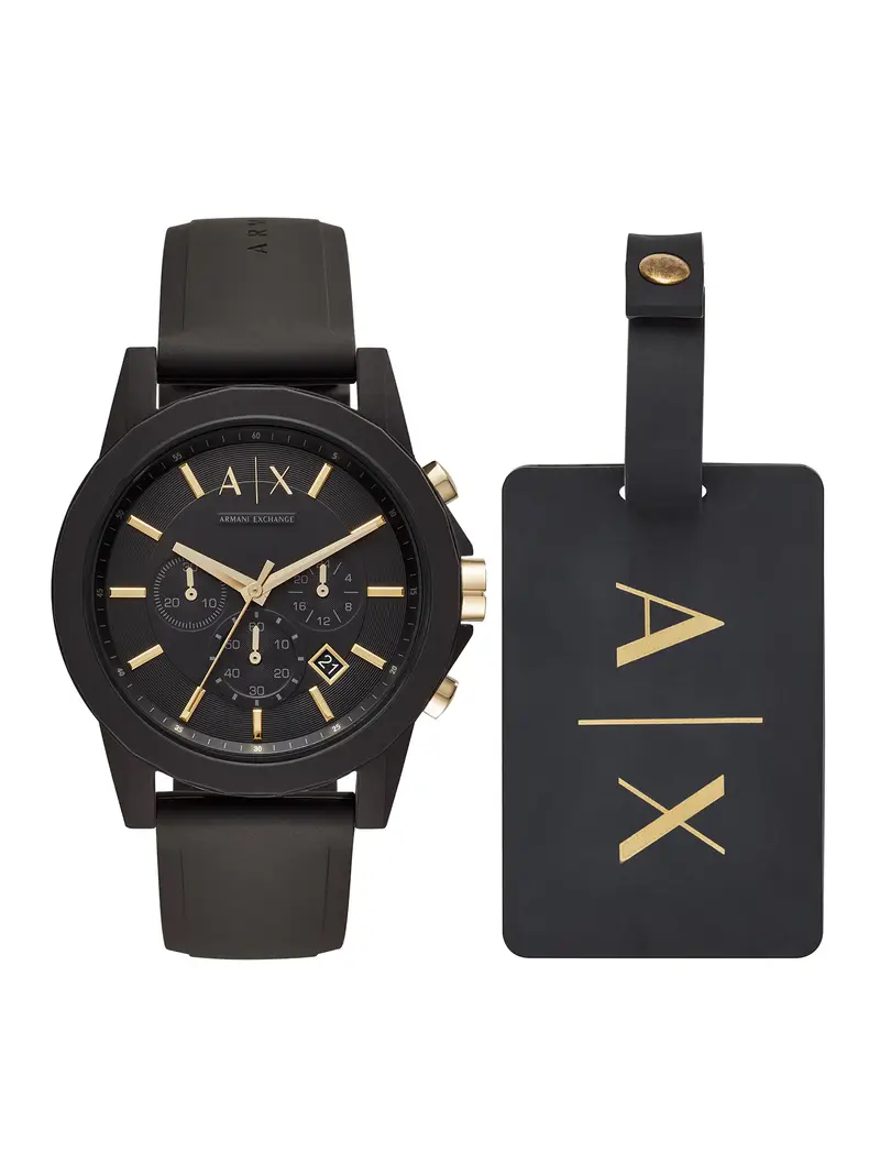 Orologio analogico 'AX7105' oro / nero