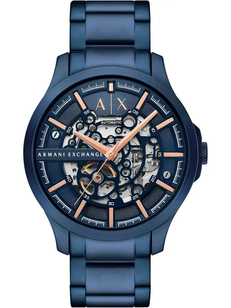 Orologio analogico genziana / corallo