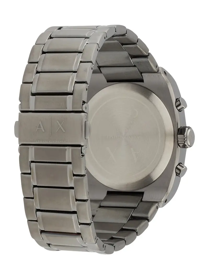 Orologio analogico grigio argento / rosso / nero / bianco miniatura 2