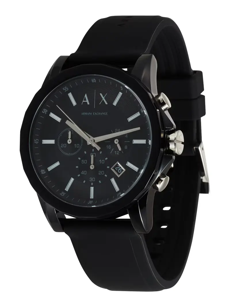 Orologio analogico grigio / nero / argento