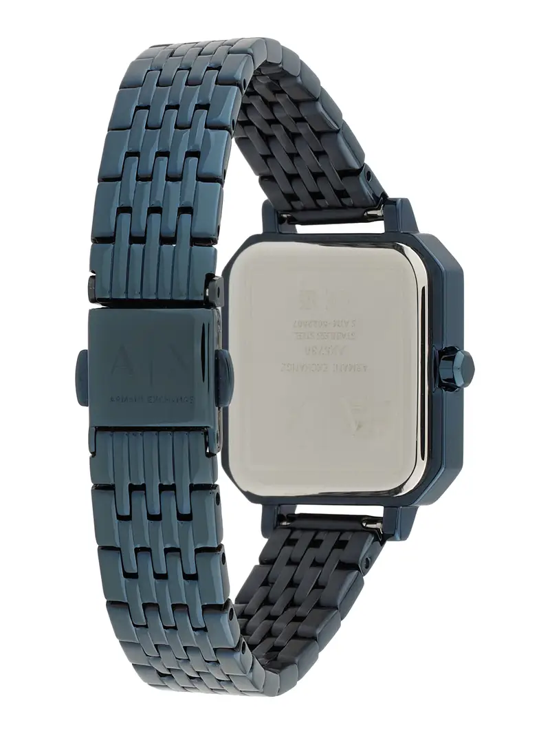 Orologio analogico navy / oro miniatura 2