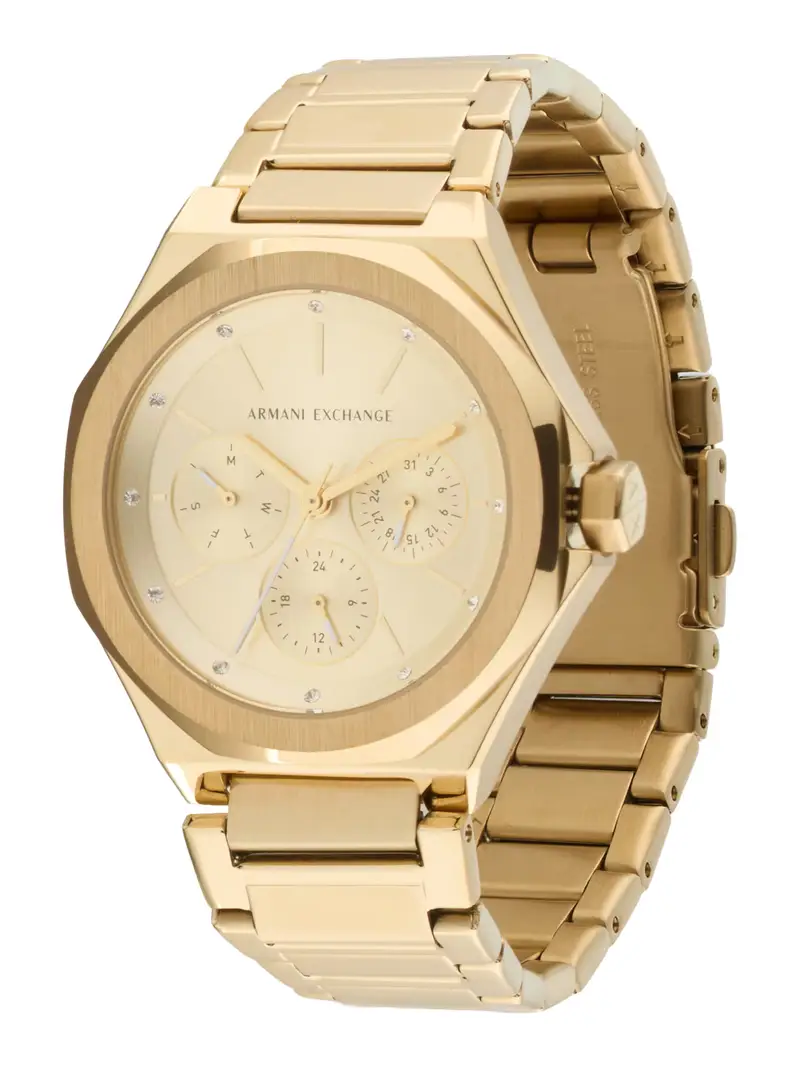 Orologio analogico oro