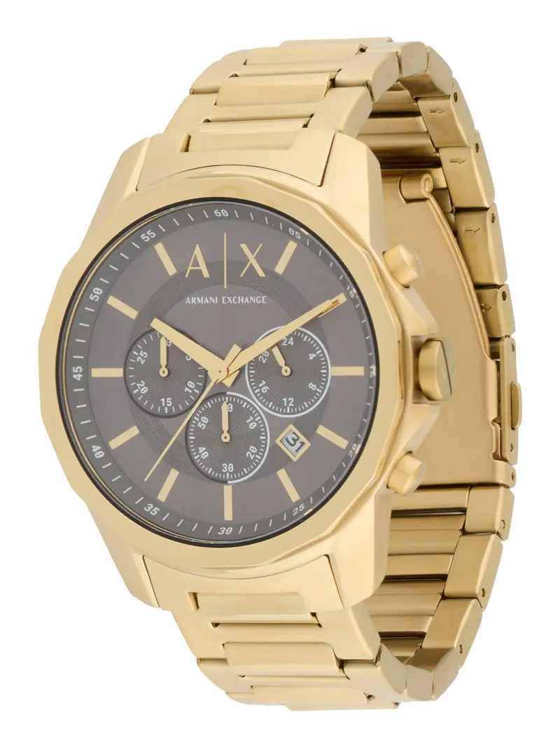 ARMANI EXCHANGE Orologio analogico  oro / nero